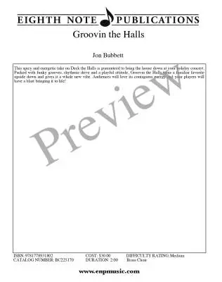 Groovin the Halls - Bubbett - Brass Ensemble