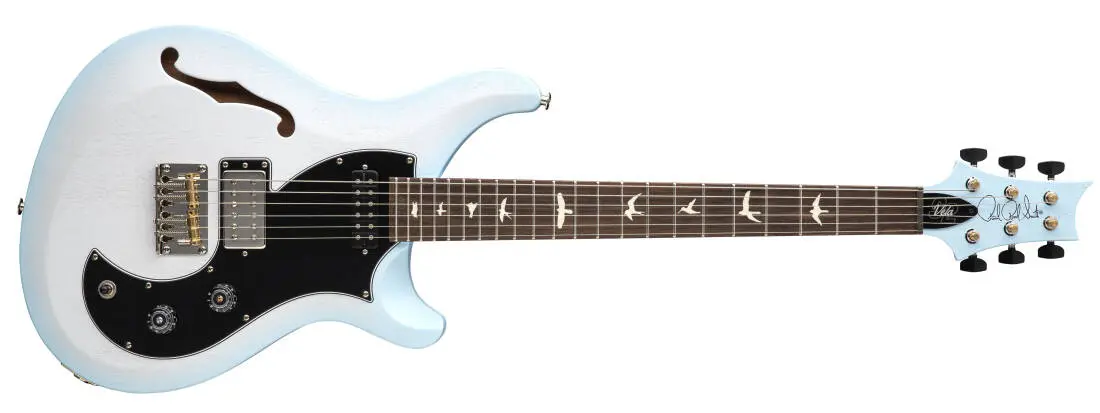 S2 Vela Semi-Hollow Satin Electric Guitar with Gigbag - Cloud Burst