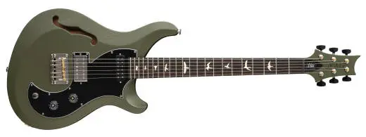 PRS Guitars - S2 Vela Semi-Hollow Satin Electric Guitar with Gigbag - Matcha Green