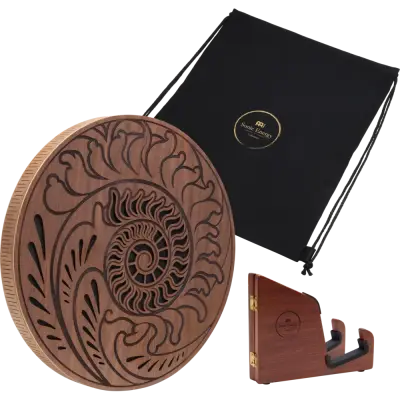 15\'\' Rain Disk, Ocean Sound - Fibonacci-Inspired Carving