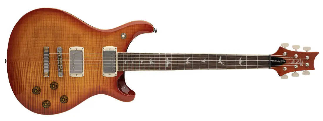 SE McCarty 594 Electric Guitar with Gig Bag - Vintage Sunburst