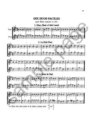 Methode de Flute a Bec, Volume 1  - Duschenes - Sporano/Tenor Recorder - Book