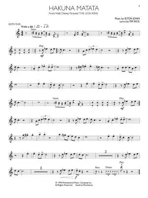 Disney Movie Hits Play-Along (with Orchestra)  - Alto Saxophone - Book/Audio Online