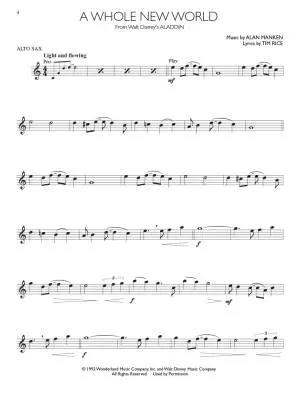 Disney Movie Hits Play-Along (with Orchestra)  - Alto Saxophone - Book/Audio Online