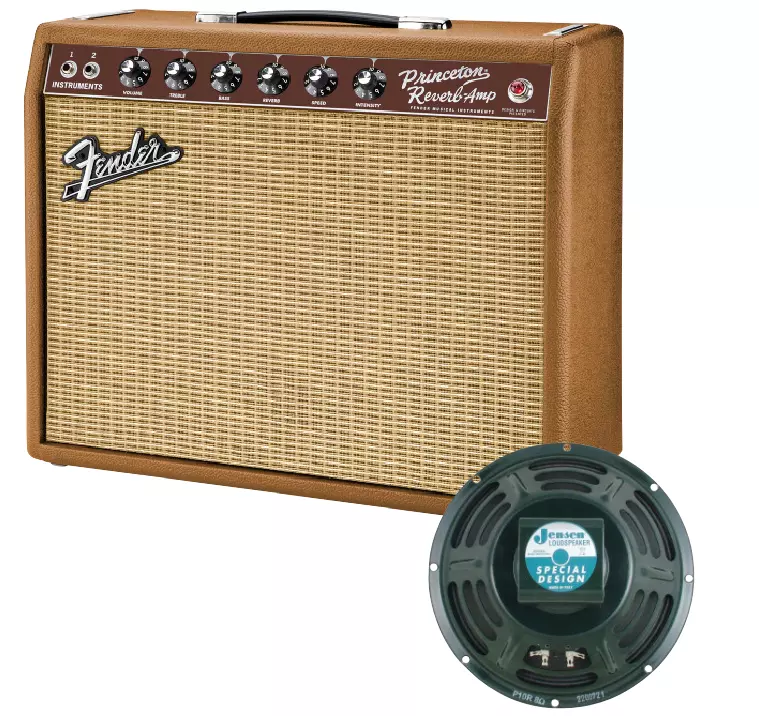\'65 Princeton Reverb FSR Guitar Amp - Fudge Brownie