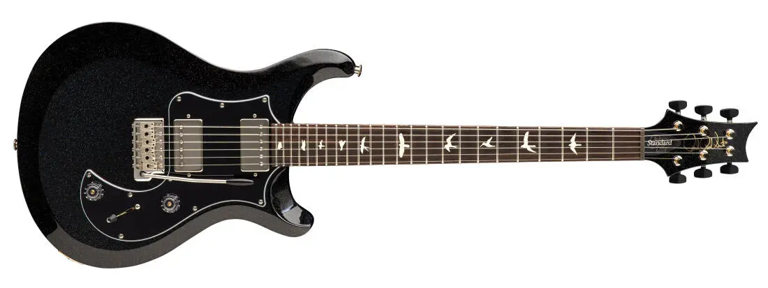 S2 Standard 24 Electric Guitar with Gigbag - Black Rainbow Holoflake