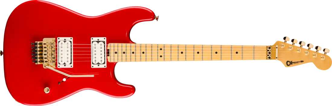 American Neo-Classic San Dimas Style 1 SD1 HH FR, Maple Fingerboard - Racing Red