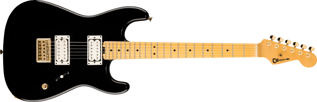 American Neo-Classic San Dimas Style 1 HH HT, Maple Fingerboard - Gloss Black