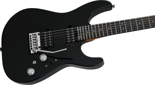 Pro-Mod Plus Dinky DK24 HH 2PT EB, Ebony Fingerboard - Raven Black