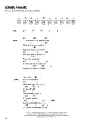 Taylor Swift: The Life of a Showgirl - Chords/Lyrics - Book