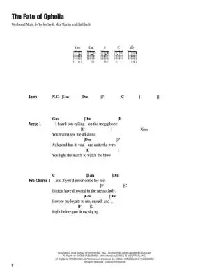 Taylor Swift: The Life of a Showgirl - Chords/Lyrics - Book