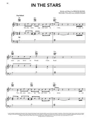 Benson Boone Sheet Music Collection - Piano/Vocal/Guitar - Book