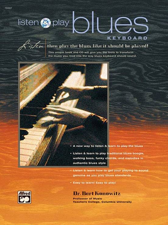 Listen and Play Blues Keyboard - Konowitz - Piano - Book/CD