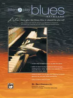 Alfred Publishing - Listen and Play Blues Keyboard - Konowitz - Piano - Book/CD