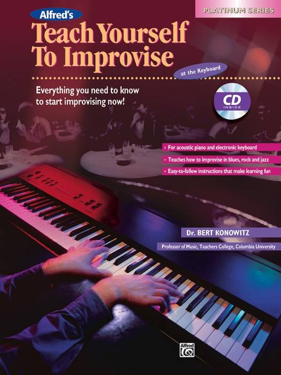Alfred\'s Teach Yourself to Improvise at the Keyboard - Konowitz - Piano/Keyboard - Book/CD