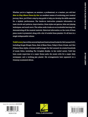 How to Play Blues Piano by Ear - Lowry - Piano - Book/Audio Online