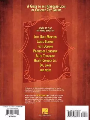 New Orleans Piano Styles - Lowry - Piano - Book/Audio