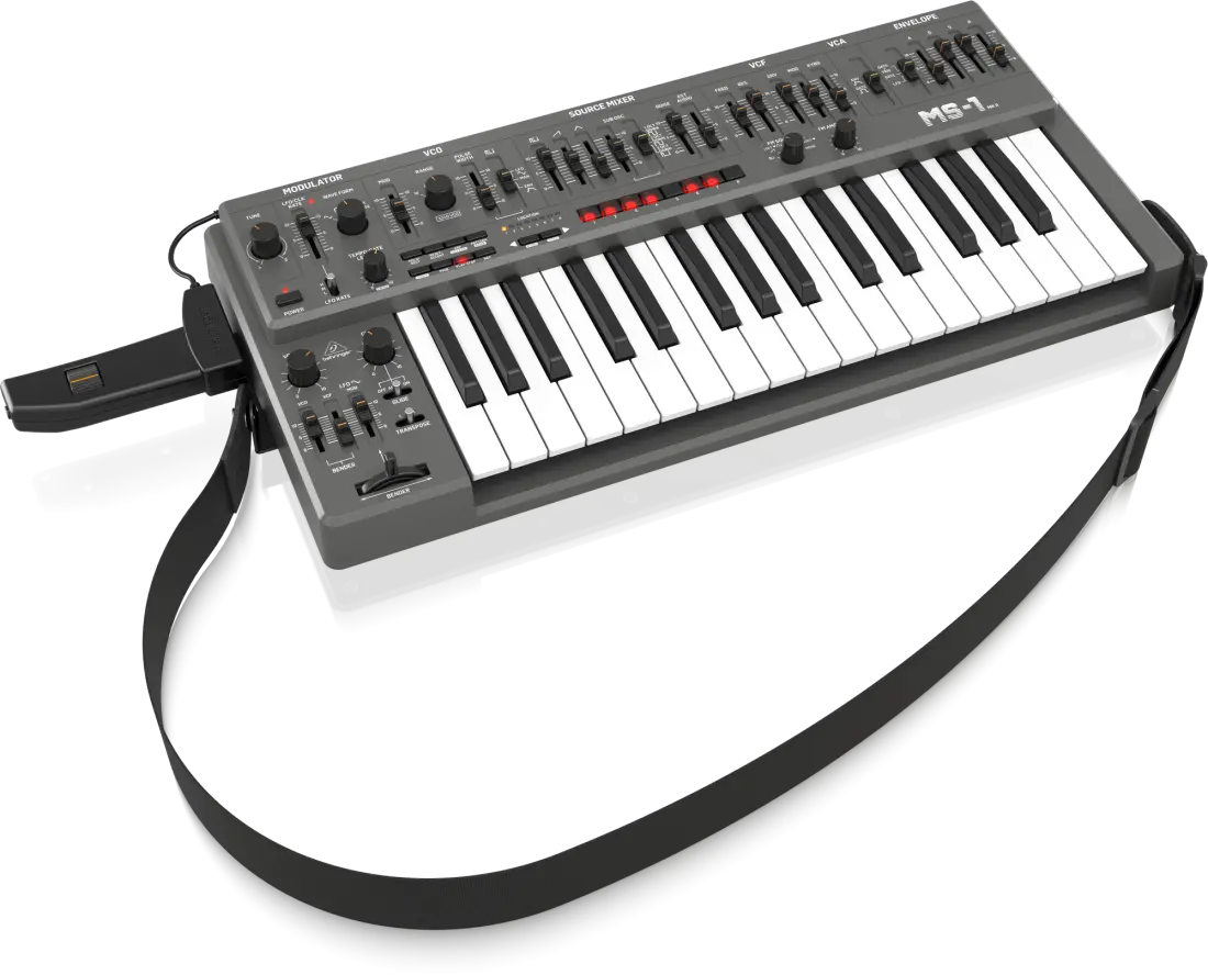 MS-1 MK II Analog Synthesizer with 32 Full-Size Keys - Grey