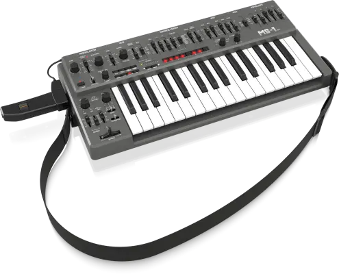 Behringer - MS-1 MK II Analog Synthesizer with 32 Full-Size Keys - Grey
