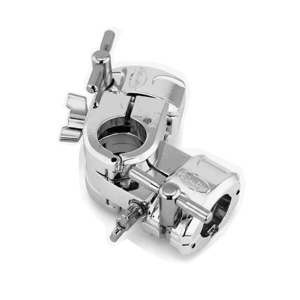 1.5\'\' Chrome Adjustable 3-Way Inline Drum Rack Clamp