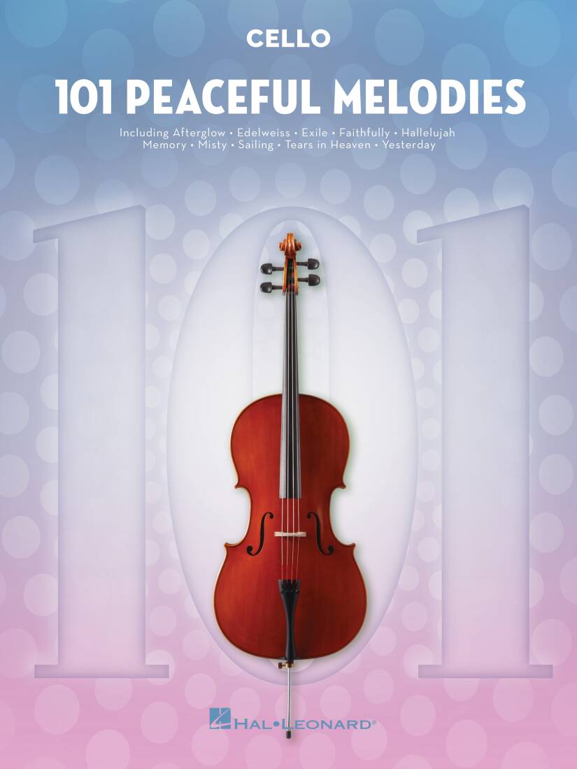101 Peaceful Melodies - Cello - Book