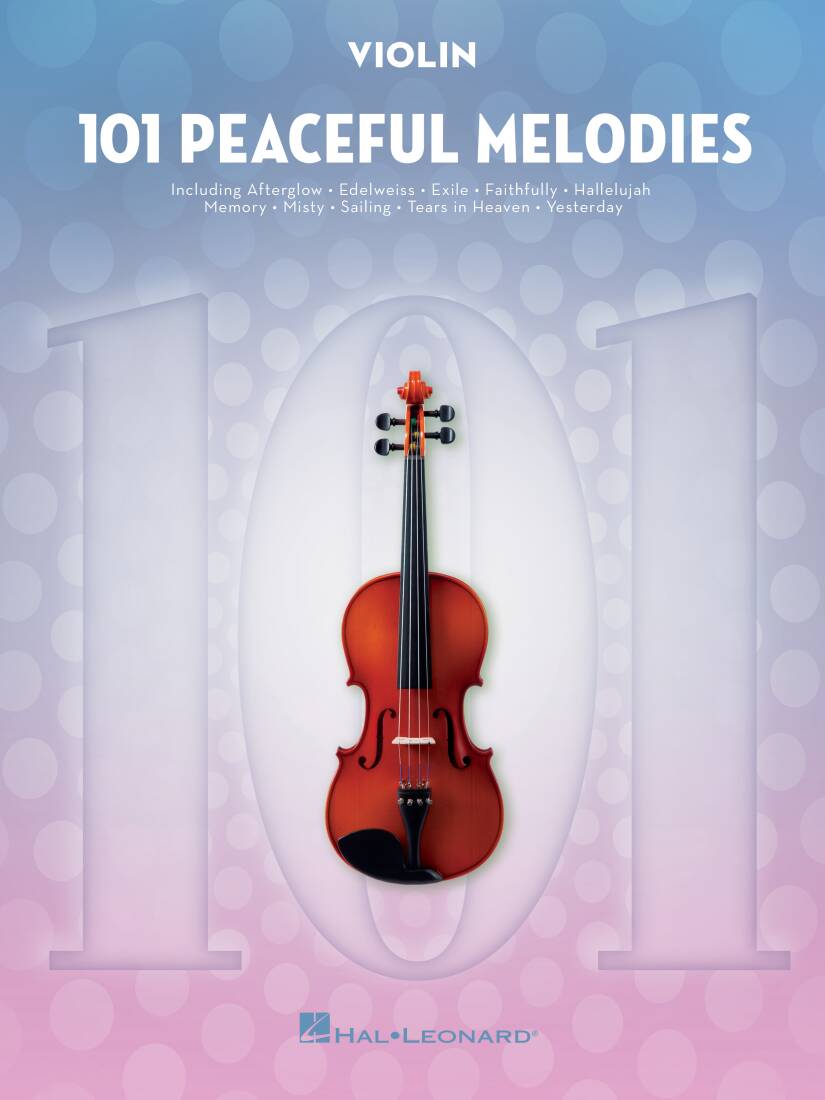 101 Peaceful Melodies - Violin - Book