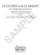 12 Etudes in Venezuelan Style - Borregales - Clarinet