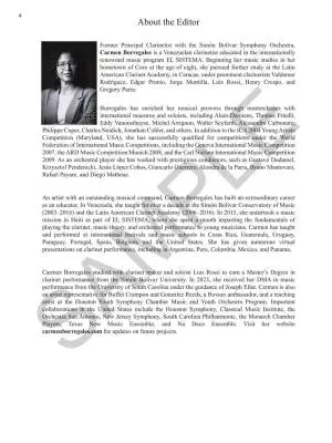 12 Etudes in Venezuelan Style - Borregales - Clarinet