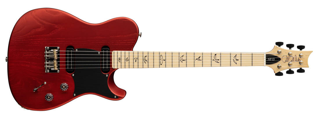 NF 53 Satin Electric Guitar with Gig Bag - Red Apple Metallic
