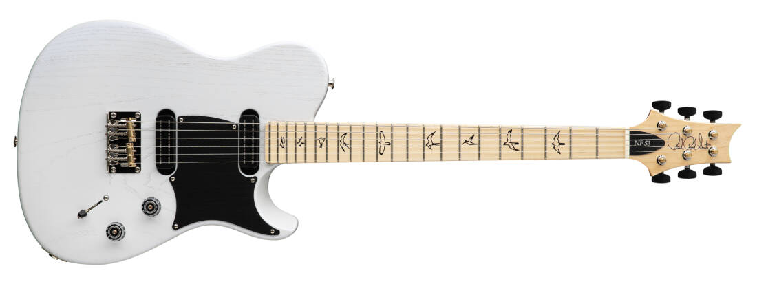 NF 53 Satin Electric Guitar with Gig Bag - Pearl White