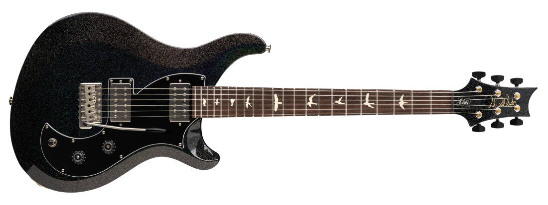 S2 Vela HHT Electric Guitar with Gig Bag - Black Rainbow Holoflake