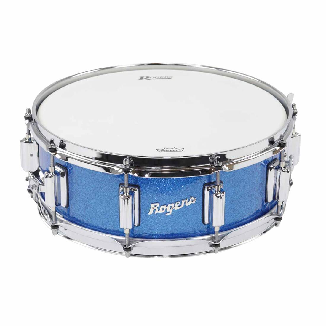SuperTen Wood Shell 5x14\'\' Snare Drum - Classic Blue Sparkle