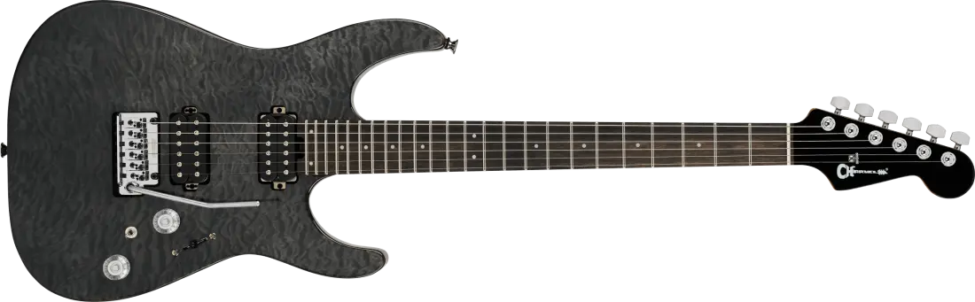 Pro-Mod Plus Dinky DK24 HH 2PT EB QM, Ebony Fingerboard - Midnight Ocean