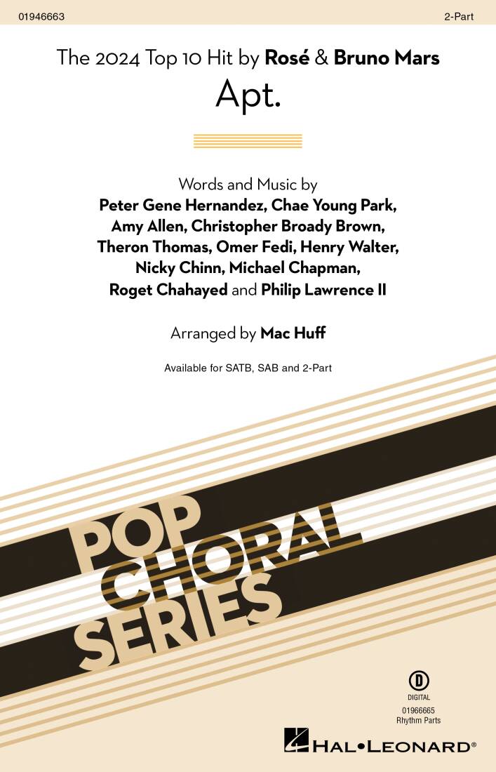 APT. - Mars/Huff - Choral Octavo - 2-Pt Accompanied