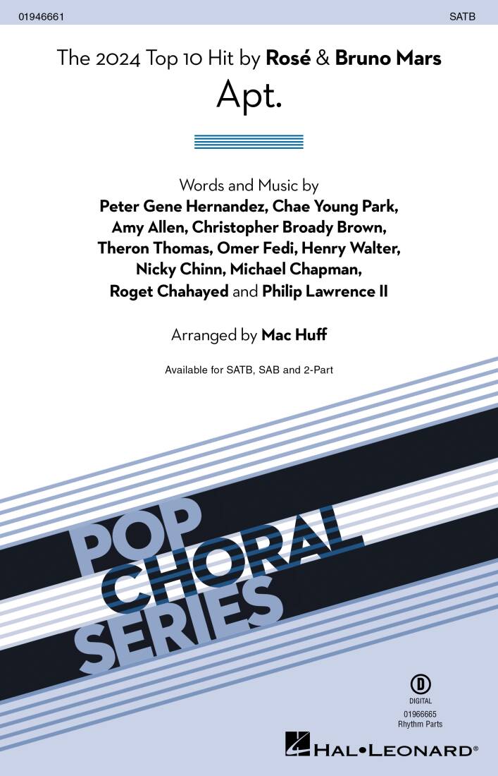 APT. - Mars/Huff - Choral Octavo - SATB Accompanied