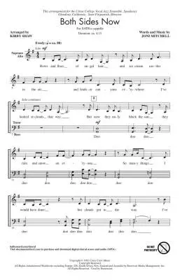 Both Sides Now - Mitchell/Shaw - Choral Octavo - SATB A Cappella