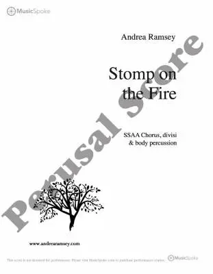 Stomp on the Fire - Ramsey - Choral Octavo - SSAA A Cappella