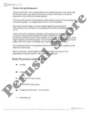 Stomp on the Fire - Ramsey - Choral Octavo - SSAA A Cappella