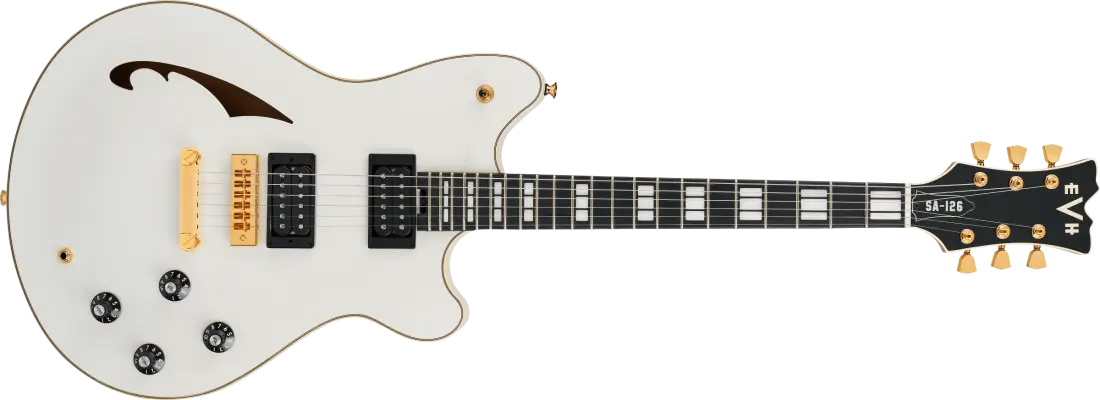 SA-126 Special Electric Guitar with Case - Platinum Pearl Metallic