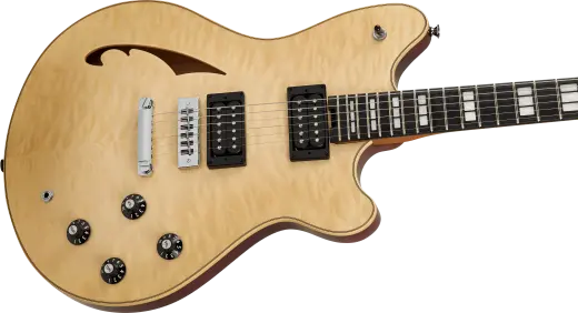 SA-126 Special QM, Quilt Maple Top Electric Guitar with Case - El Natural