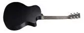 GPC-X1E Grand Performance Black HPL Acoustic/Electric Guitar with Gigbag (Left Handed)