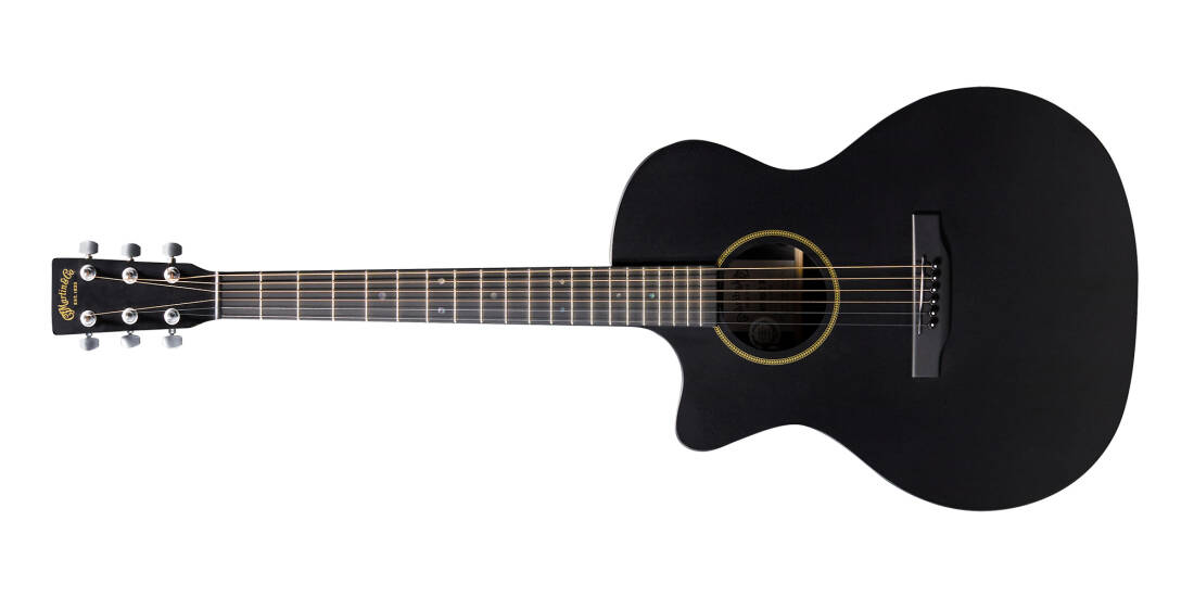 GPC-X1E Grand Performance Black HPL Acoustic/Electric Guitar with Gigbag (Left Handed)