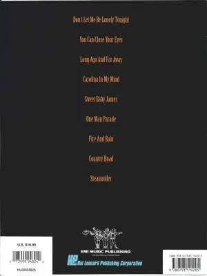 The Best of James Taylor - Guitar Tab - Book