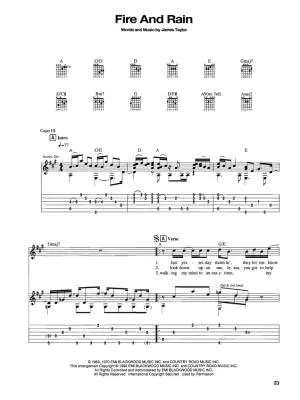 The Best of James Taylor - Guitar Tab - Book