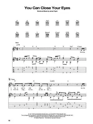 The Best of James Taylor - Guitar Tab - Book