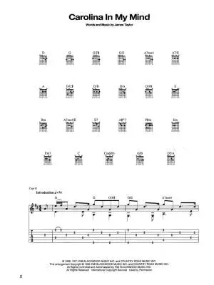 The Best of James Taylor - Guitar Tab - Book