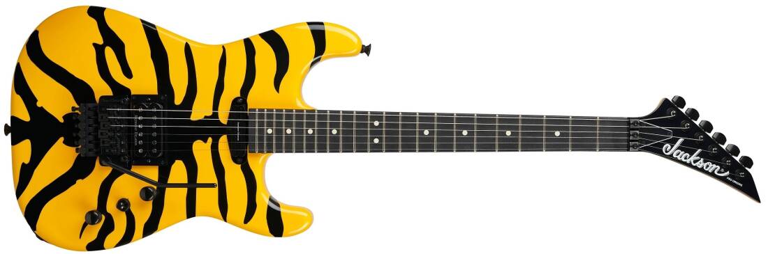 Pro Origins 1985 Limited Edition San Dimas SD1 HH FR, Ebony Fingerboard - Yellow Bengal