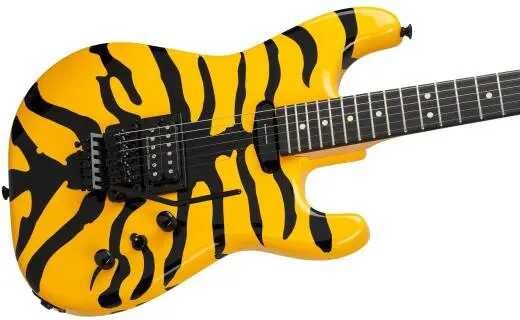 Pro Origins 1985 Limited Edition San Dimas SD1 HH FR, Ebony Fingerboard - Yellow Bengal