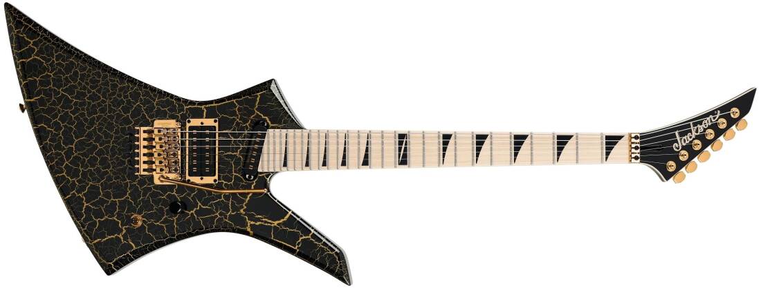 Pro Plus Series Signature Brandon Ellis Kelly KE27, Maple Fingerboard - Gold Crackle