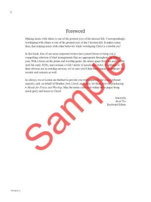 4-Hands for Praise and Worship - 1P4H - Book